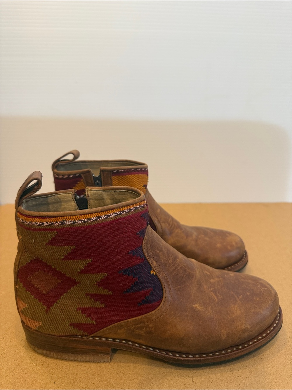 Teysha Leather Ankle Boots